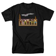 Star Trek Next Generation Trexel Crew Black T-Shirt